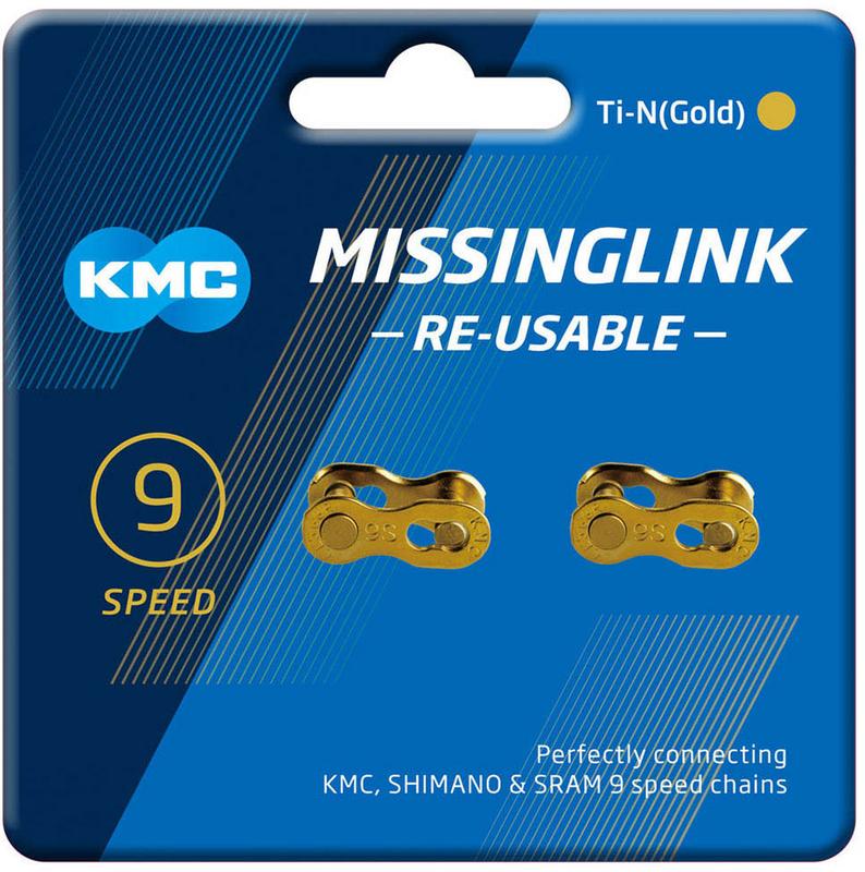 Halfords KMC Kmc 9R 9 Speed Missing Links, Ti-N Gold | Extra 8% off for BC Members