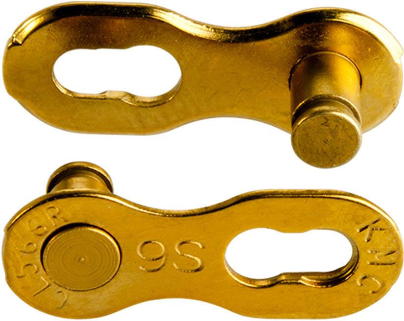 KMC 9R 9 Speed Missing Links, Ti-N Gold