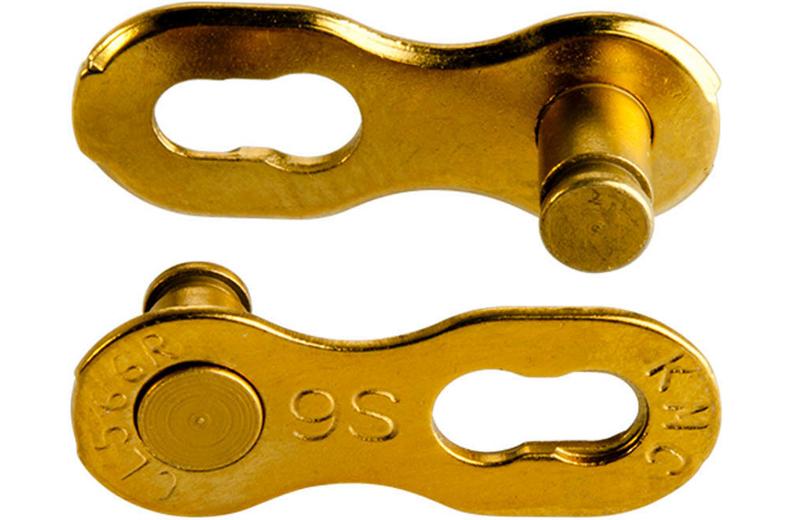 KMC 9R 9 Speed Missing Links, Ti-N Gold KMC 9R 9 Speed Missing Links, Ti-N Gold