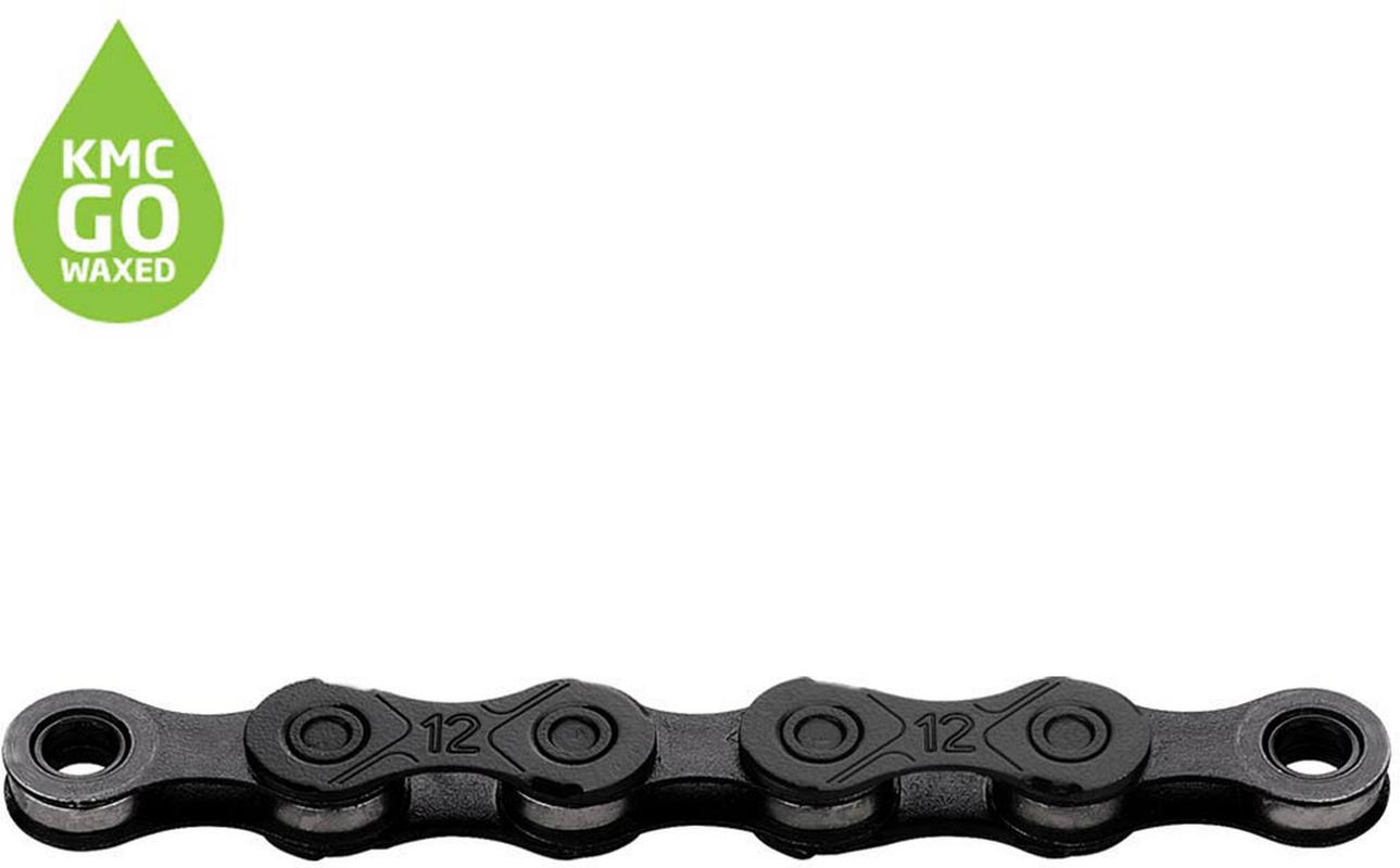 Halfords KMC Kmc X12 Waxed 12 Speed Chain, 126L, Black | Extra 8% off for BC Members