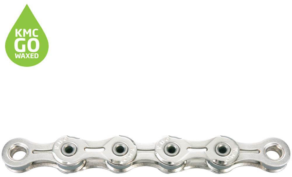 Halfords KMC Kmc X11Sl Waxed 11 Speed Chain, 118L, Silver | Extra 8% off for BC Members