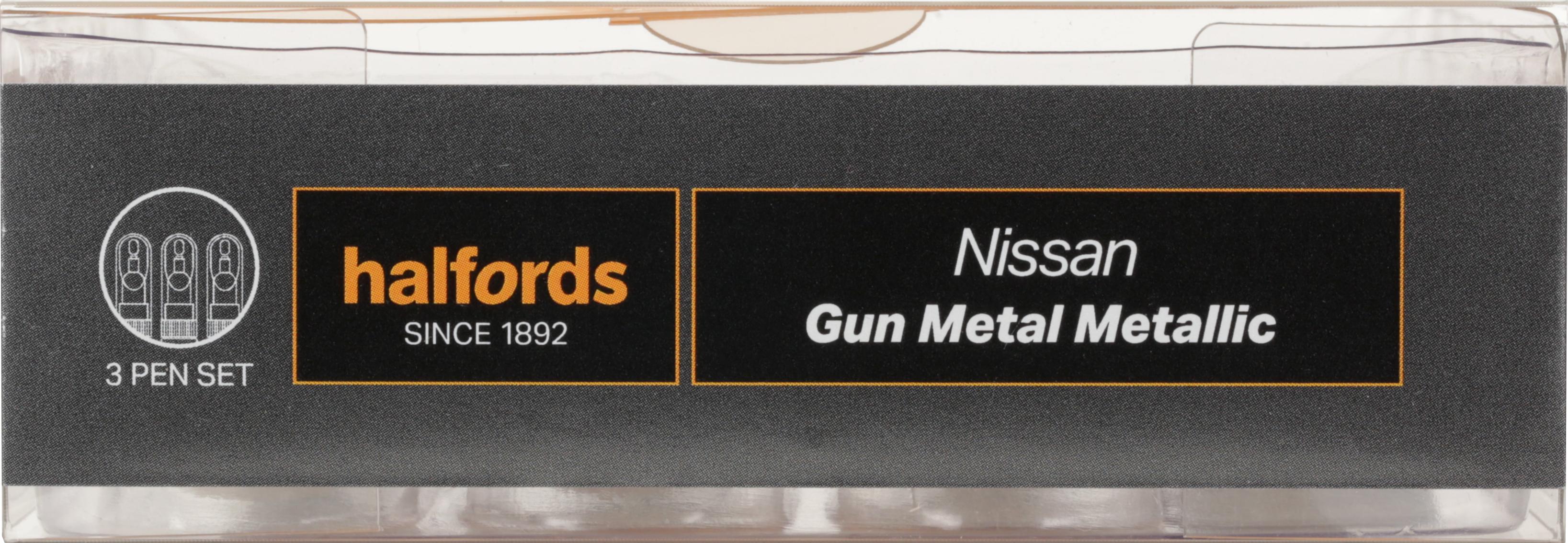 Halfords Nissan Gun Metallic Grey Scratch & Chip Repair Kit Halfords UK