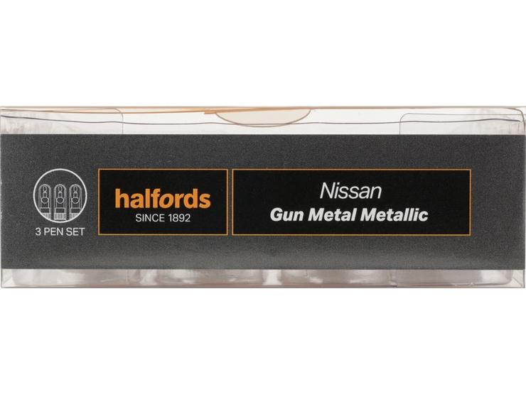 Halfords Nissan Gun Metallic Grey Scratch & Chip Repair Kit