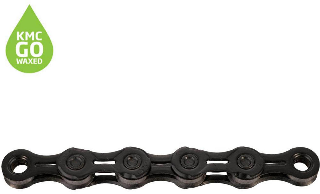 Halfords KMC Kmc X11El Waxed 11 Speed Chain, 118L, Black Tech | Extra 8% off for BC Members