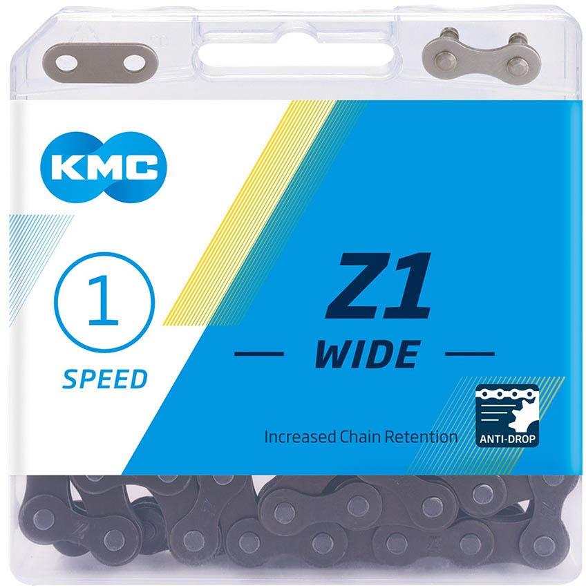 KMC Z1 Wide Single Speed Chain, 112L, Silver