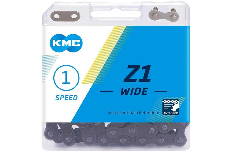 KMC Z1 Wide Single Speed Chain, 112L, Silver KMC Z1 Wide Single Speed Chain, 112L, Silver