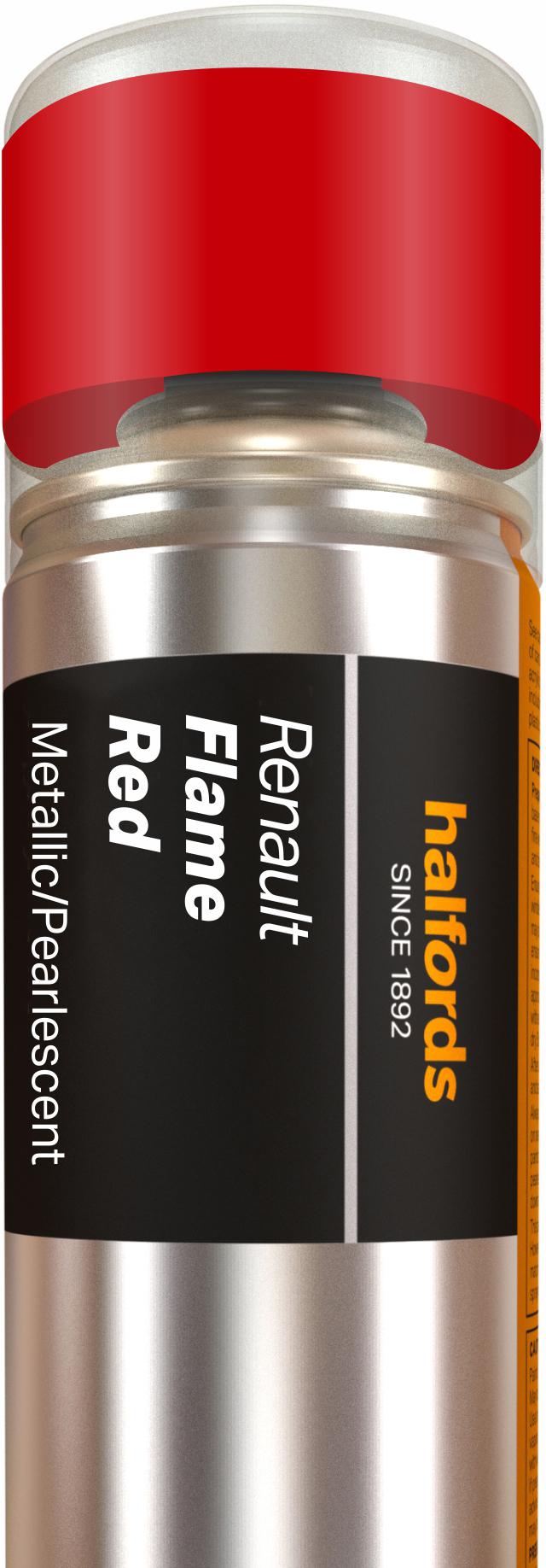 Halfords Renault Flame Red Car Spray Paint 300Ml