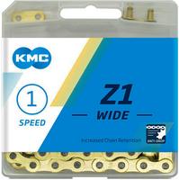 Halfords KMC Kmc Z1 Wide Single Speed Chain, 112L, Gold | Extra 8% off for BC Members