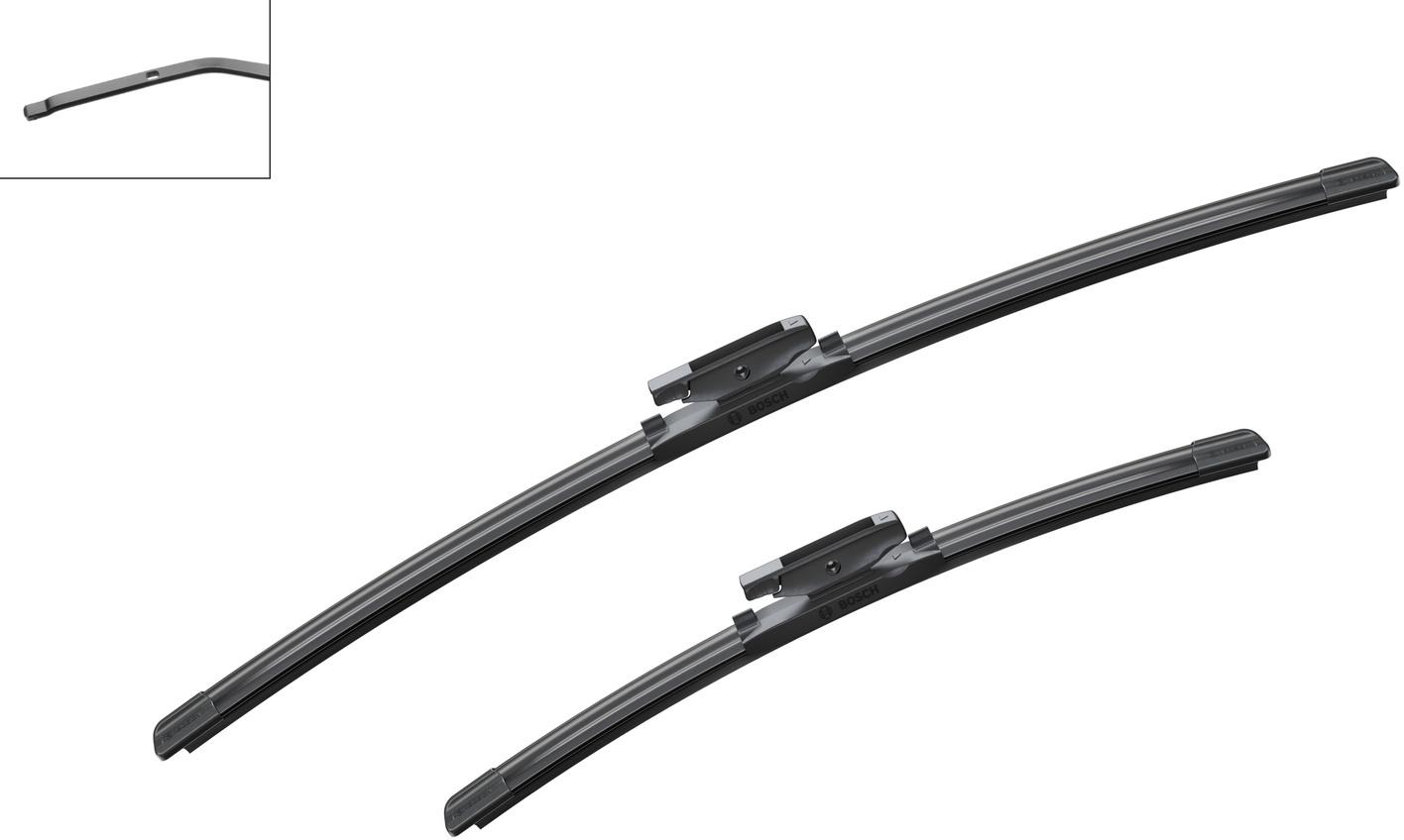 Bosch A118S Wiper Blades - Front Pair