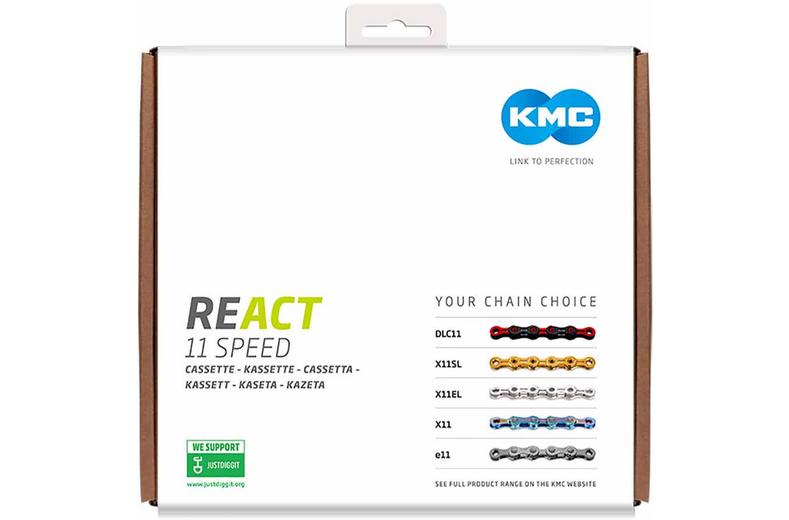 KMC React 11 Speed Cassette, 11-50T KMC React 11 Speed Cassette, 11-50T
