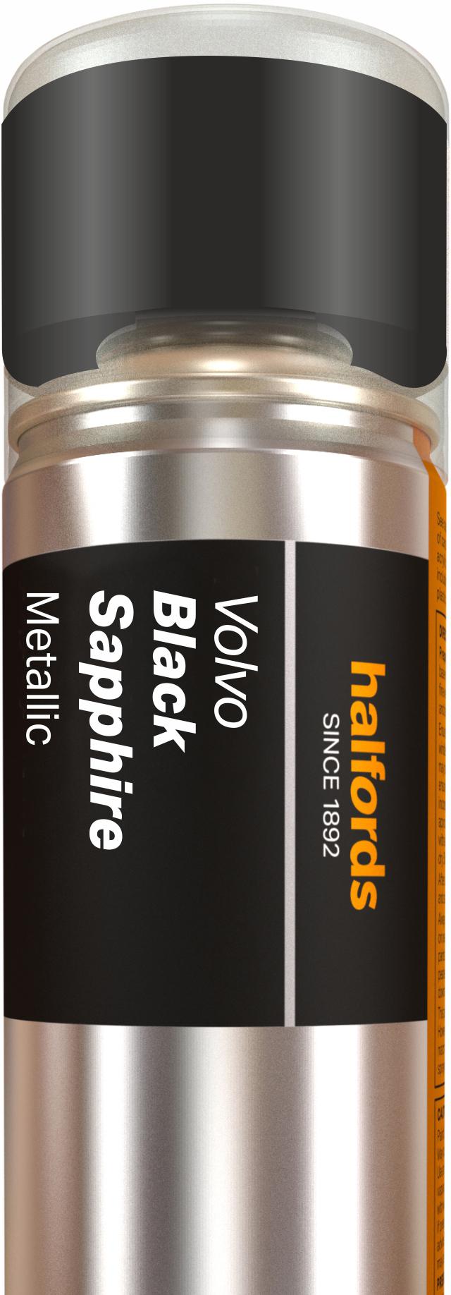 Halfords Volvo Black Sapphire Car Spray Paint 300Ml