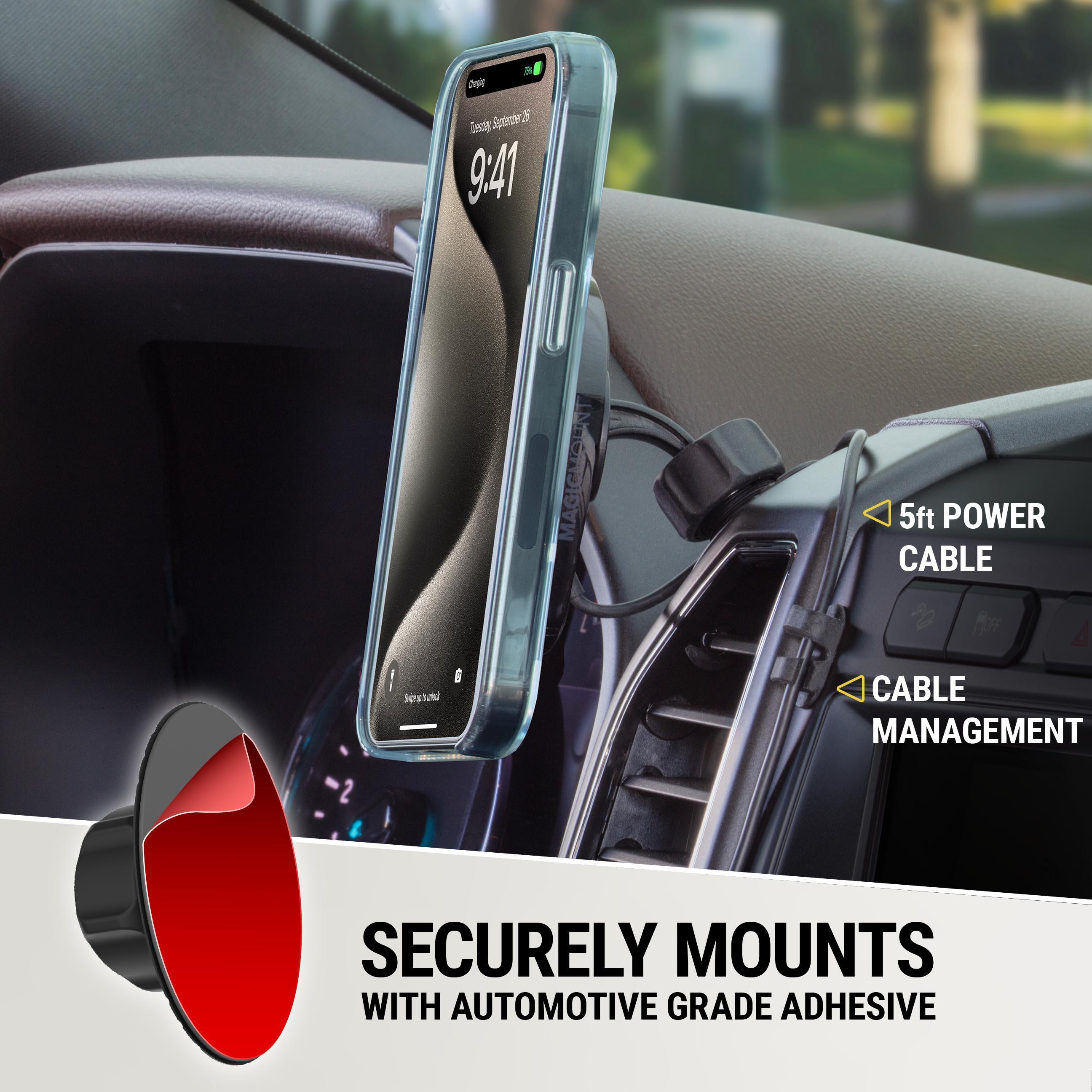 MagicMOUNT Qi Wireless Charge -dash/vent