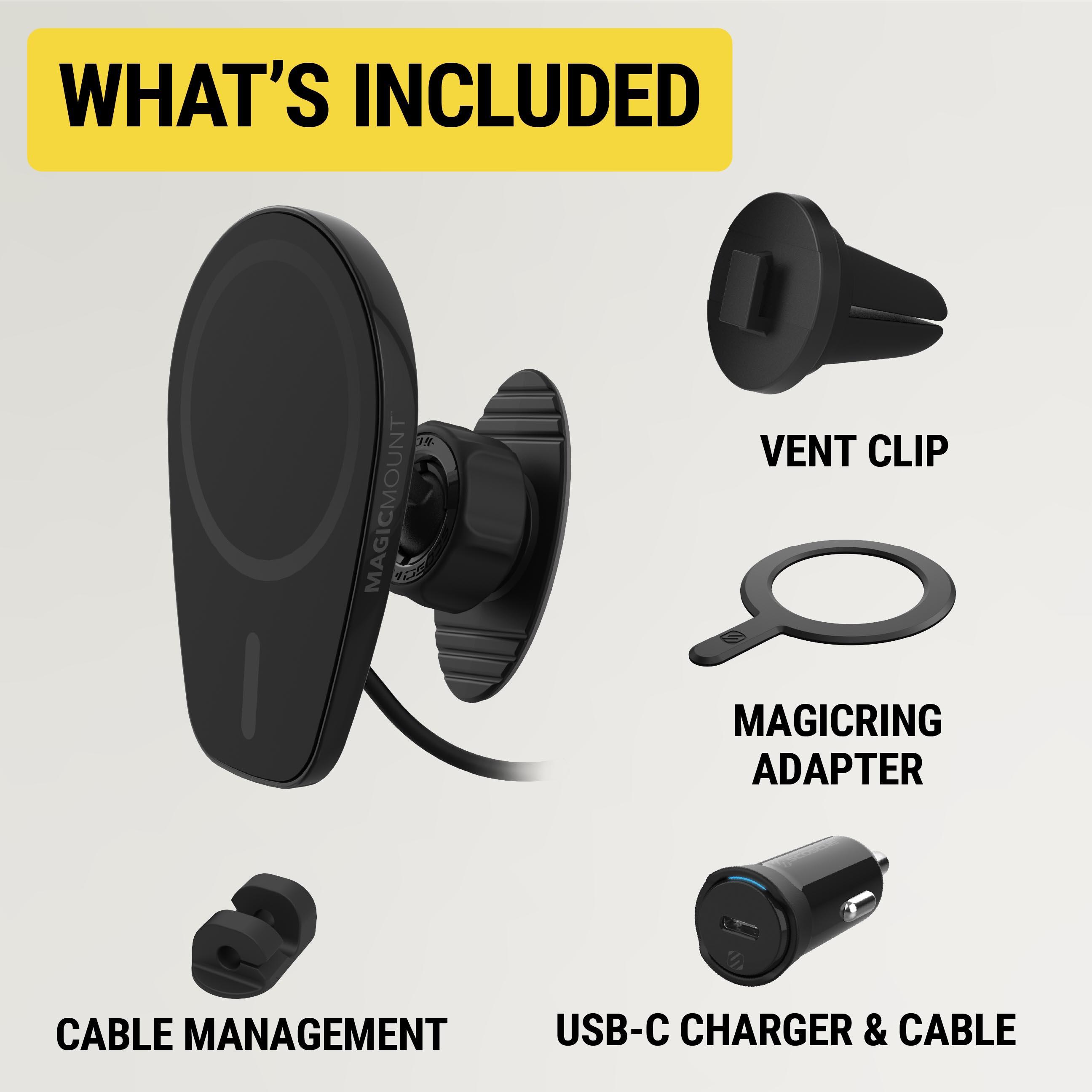 MagicMOUNT Qi Wireless Charge -dash/vent