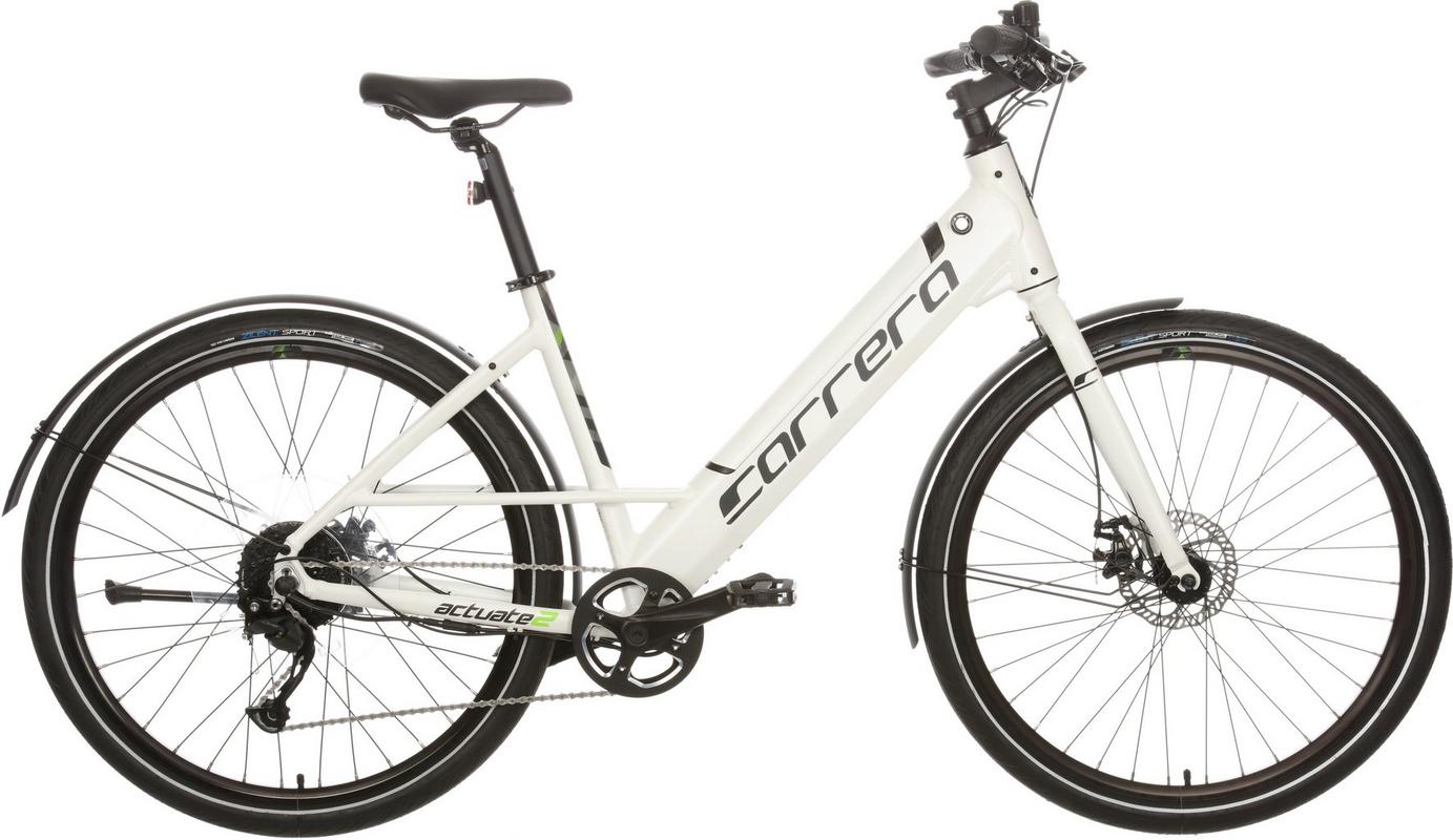 Halfords Refurbished Grade A Carrera Actuate 2 Lowstep Electric Hybrid Bike - S/M Frame | Extra 8% off for BC Members