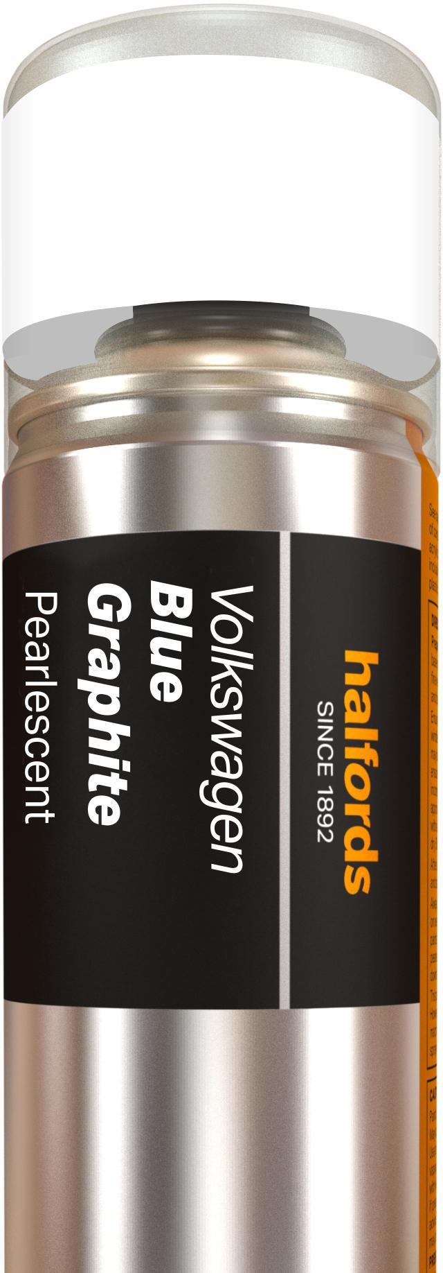 Halfords Volkswagen Blue Graphite Car Spray Paint 300ml Halfords UK