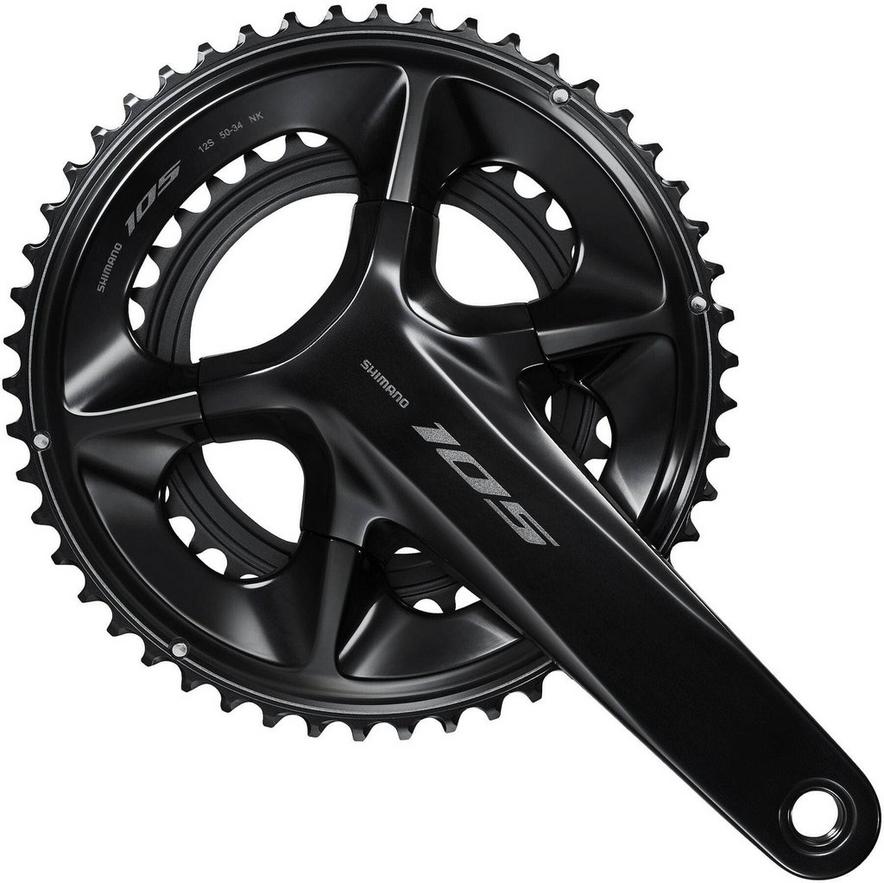Shimano 105 FC-R7100 2x12 Speed Chainset 50/34T | Halfords UK