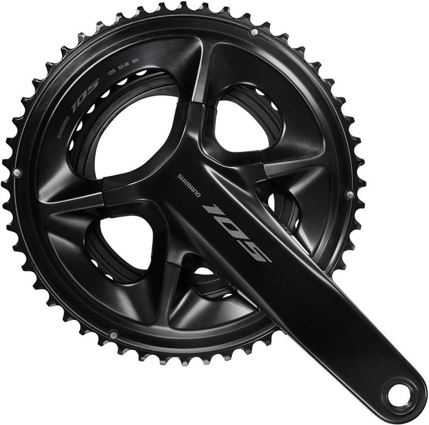 Shimano 105 FC-R7100 2x12 Speed Chainset 52/36T | Halfords UK