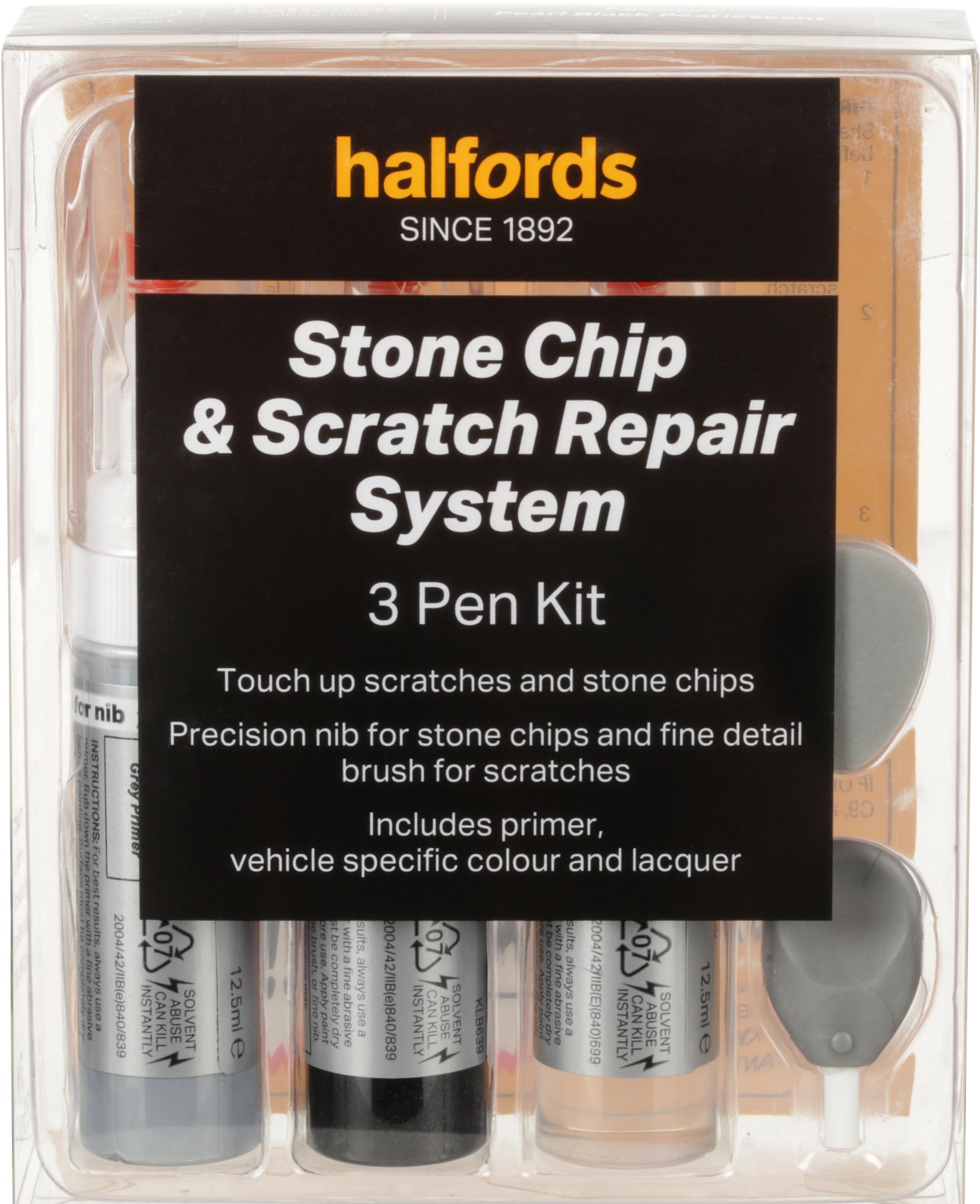 Halfords Nissan Pearl Black Scratch & Chip Repair Kit