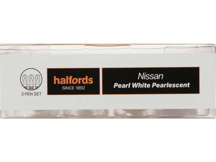 Halfords Nissan Pearl White Scratch And Chip Repair Kit