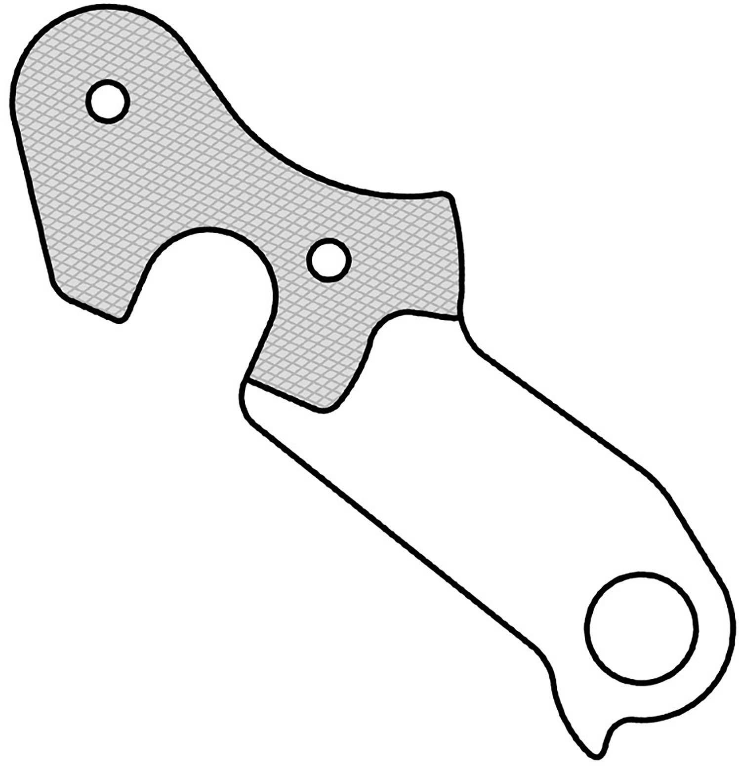 M Part Gear Hanger GH-075