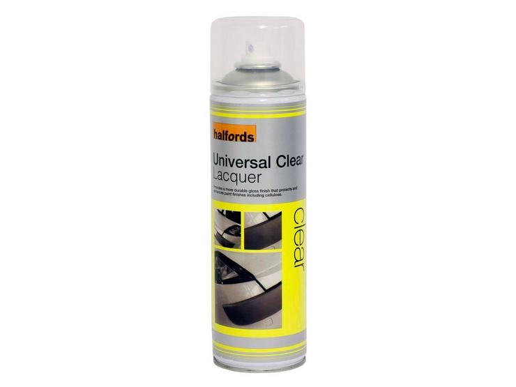 Halfords Universal Clear Lacquer 500ml
