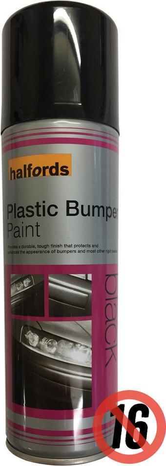 Halfords Tyre Wall Paint Black 250ml