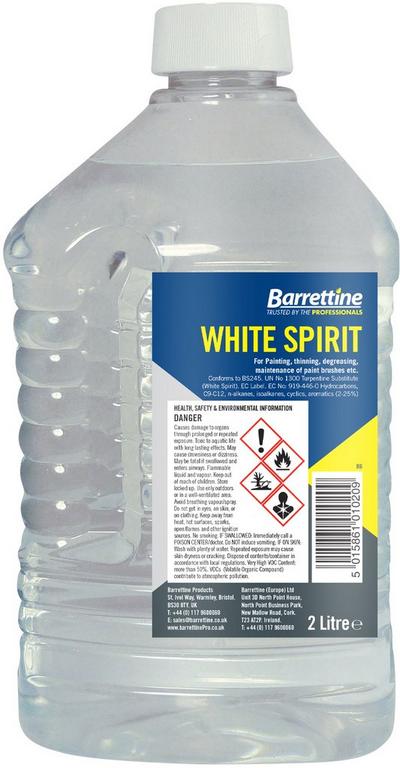 Barrettine White Spirit 2L Barrettine White Spirit 2L
