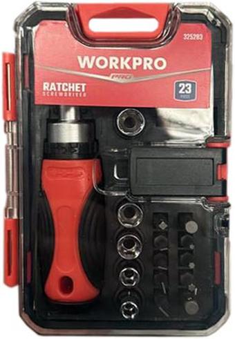 Halfords Workpro 23pc Ratchet Screwdriver Set