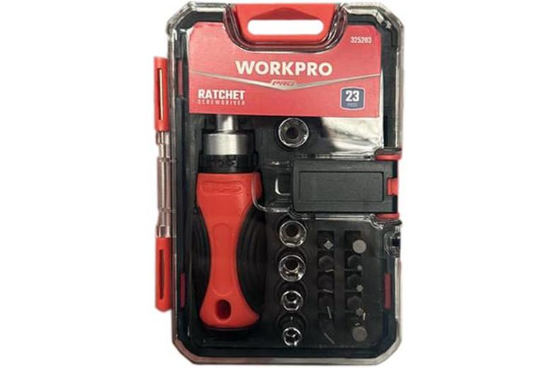 Halfords Workpro 23pc Ratchet Screwdriver Set Halfords Workpro 23pc Ratchet Screwdriver Set
