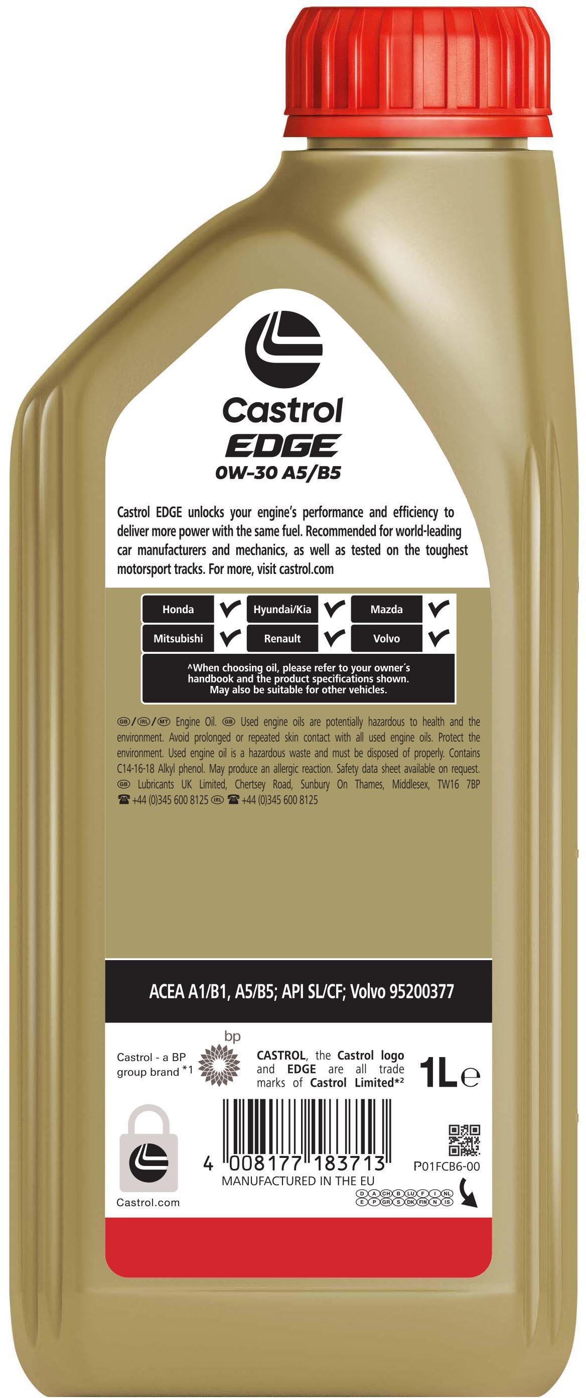 Castrol EDGE Titanium Volvo 0W30 1L