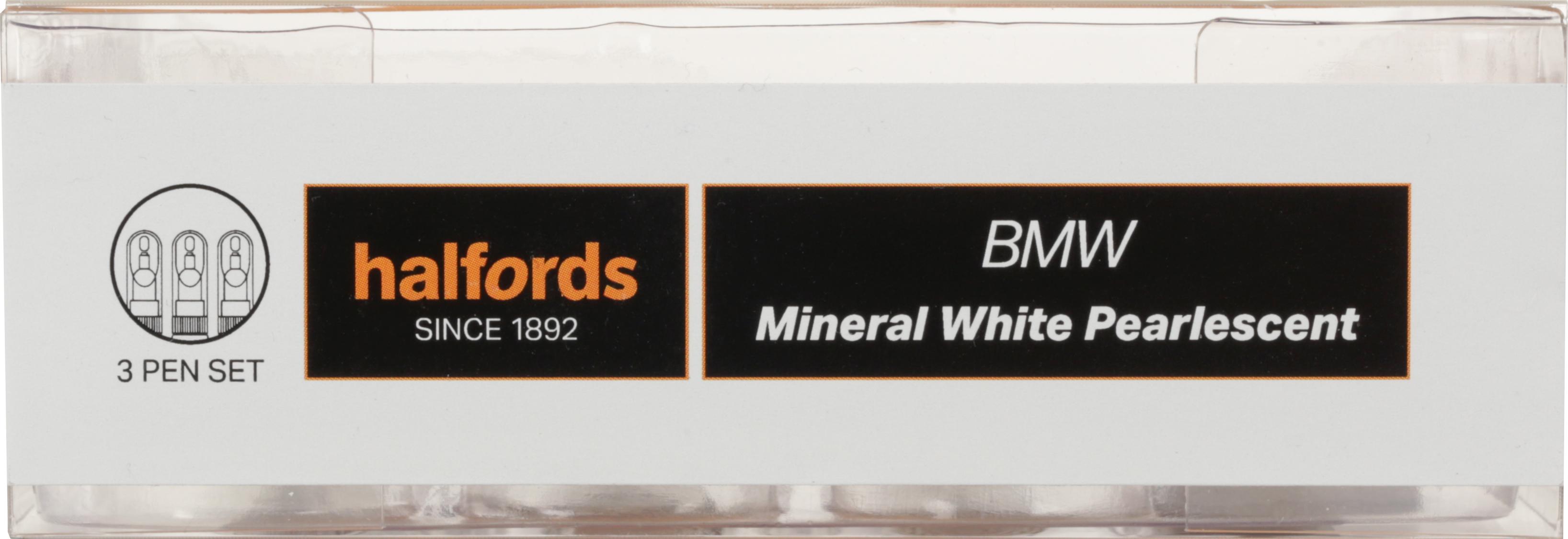 Halfords BMW Mineral White Scratch & Chip Repair Kit Halfords UK