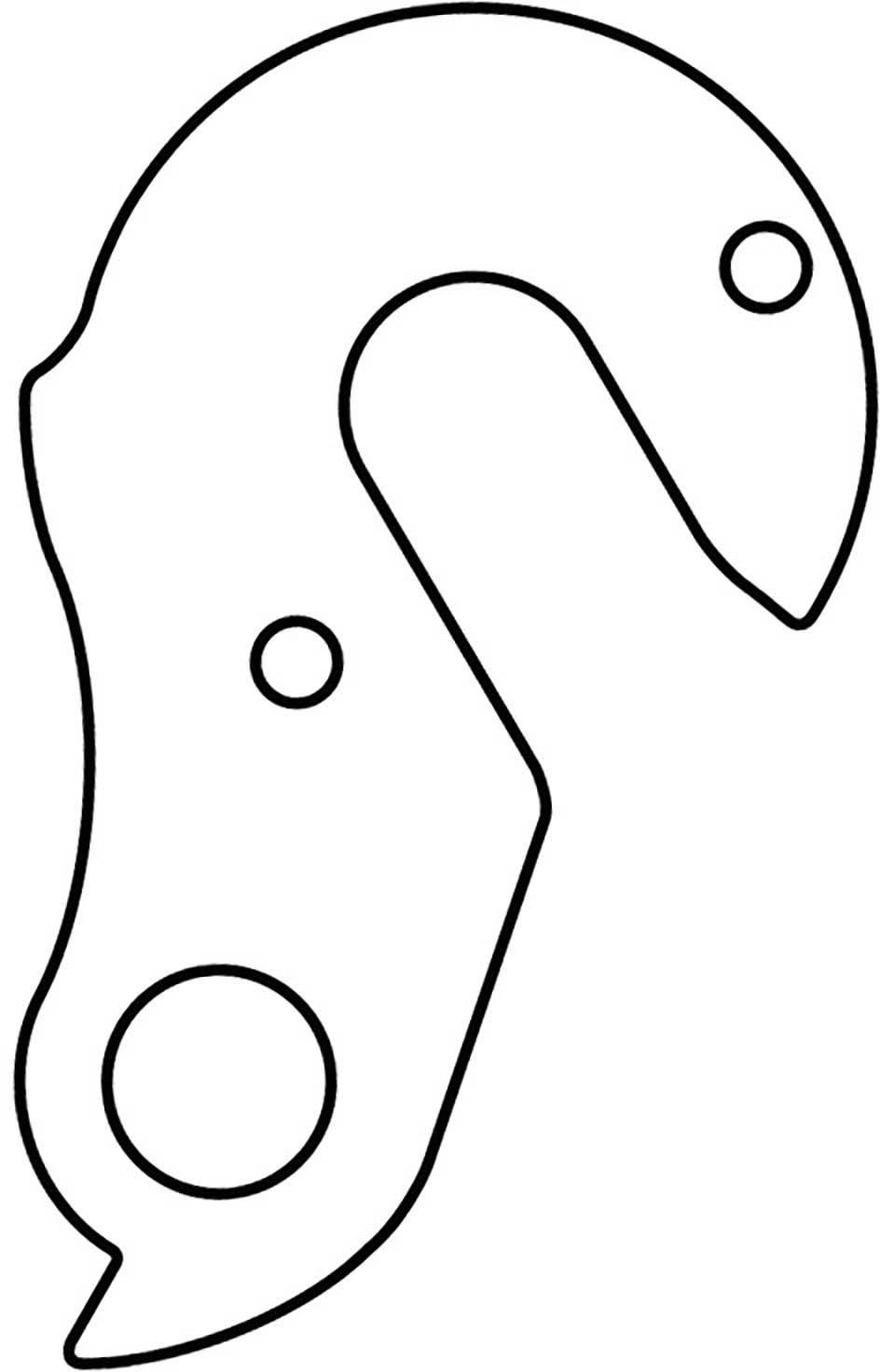 M Part Gear Hanger GH-115