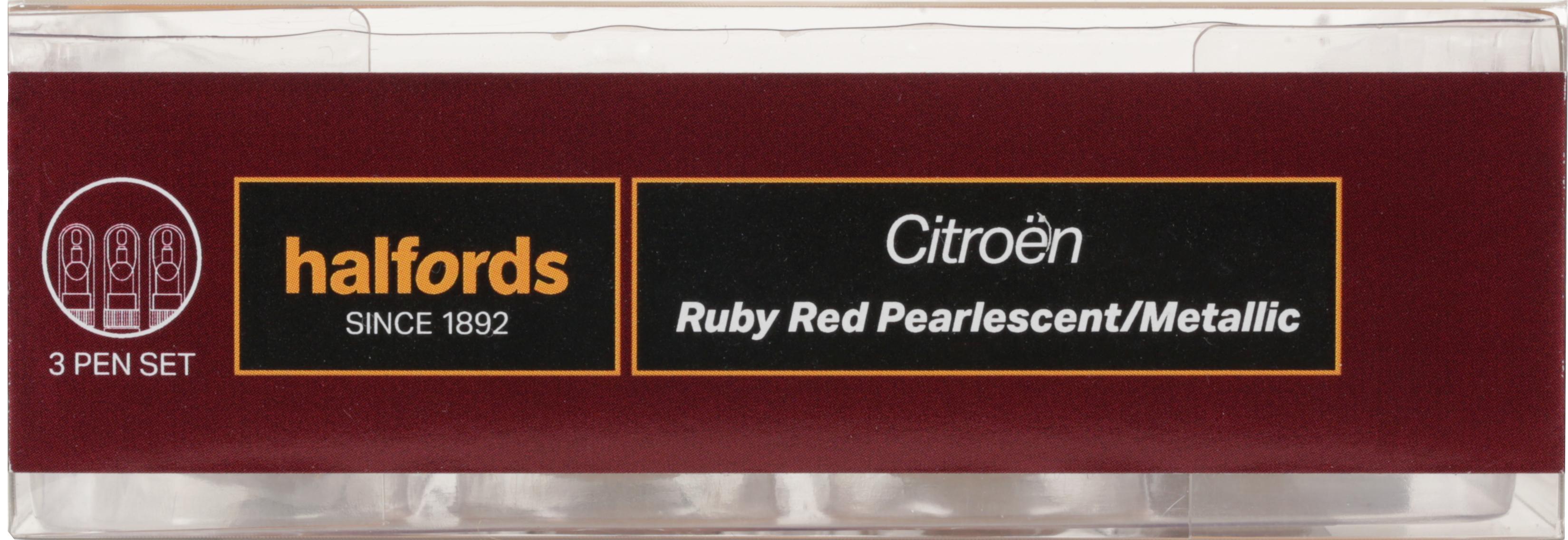 Halfords Citroen Ruby Red Scratch & Chip Repair Kit Halfords UK