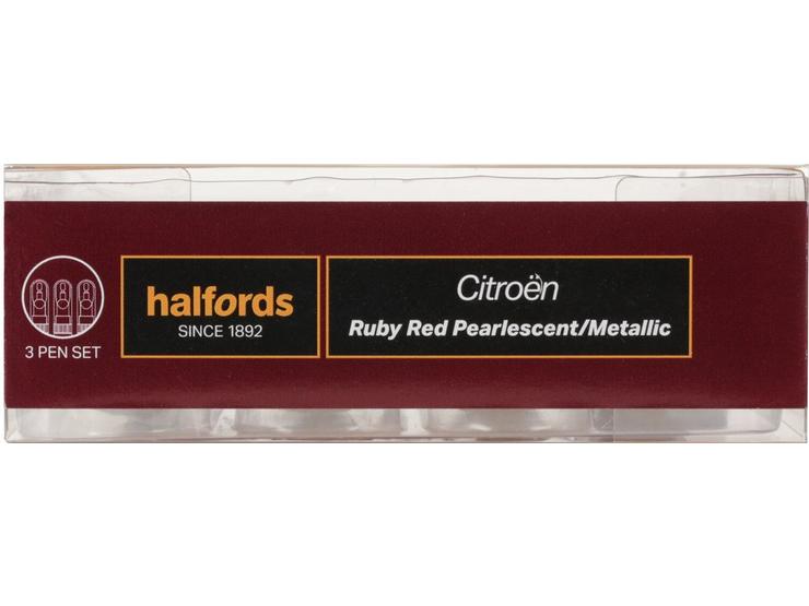 Halfords Citroen Ruby Red Scratch & Chip Repair Kit