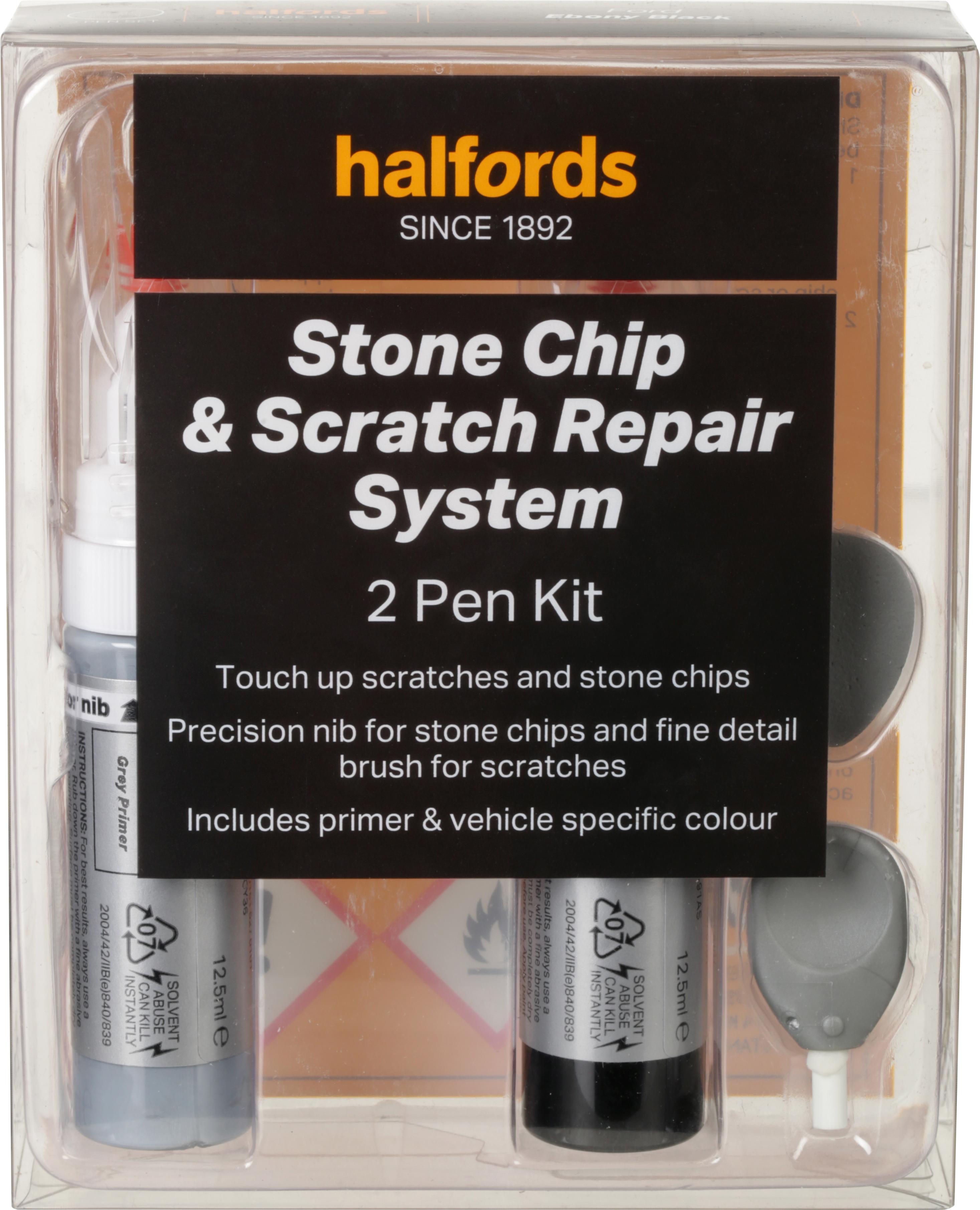 Halfords Ford Ebony Black Scratch And Chip Repair Kit