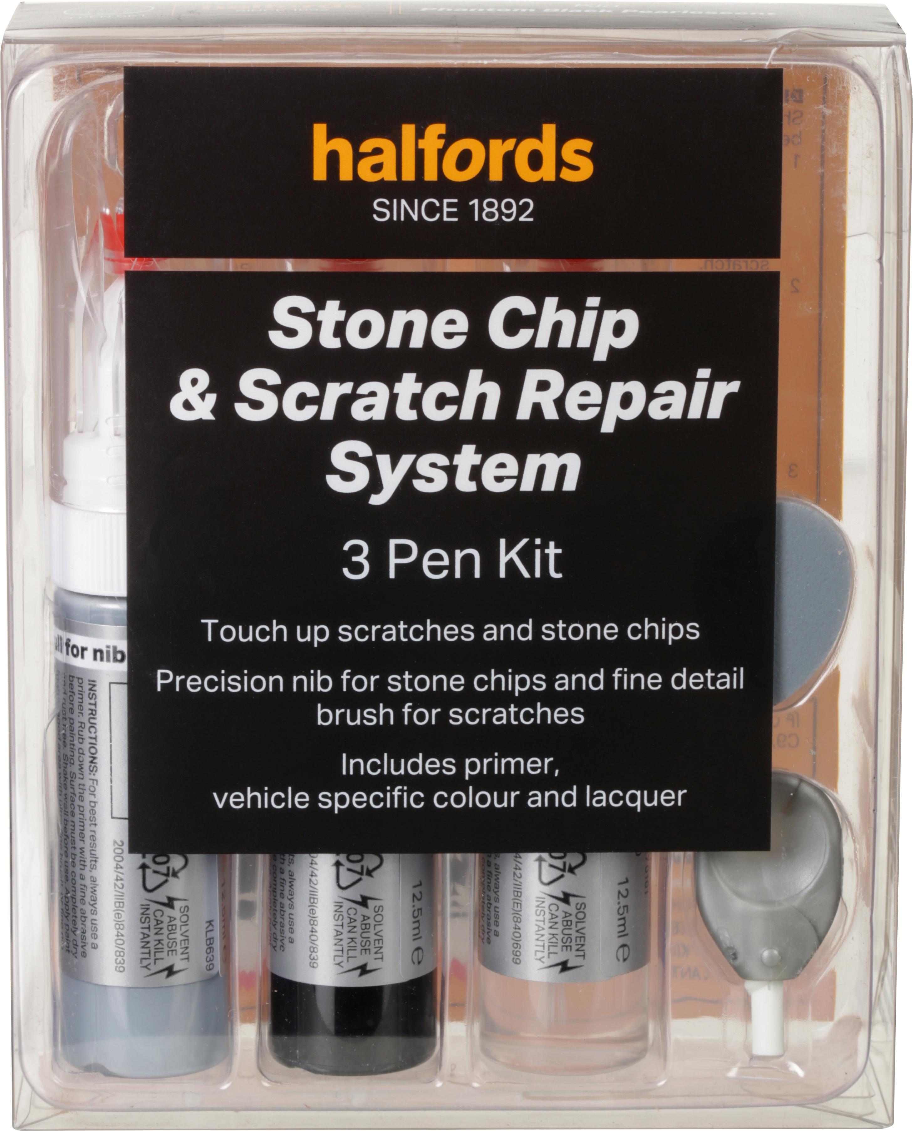 Halfords Kia Phantom Black Scratch & Chip Repair Kit