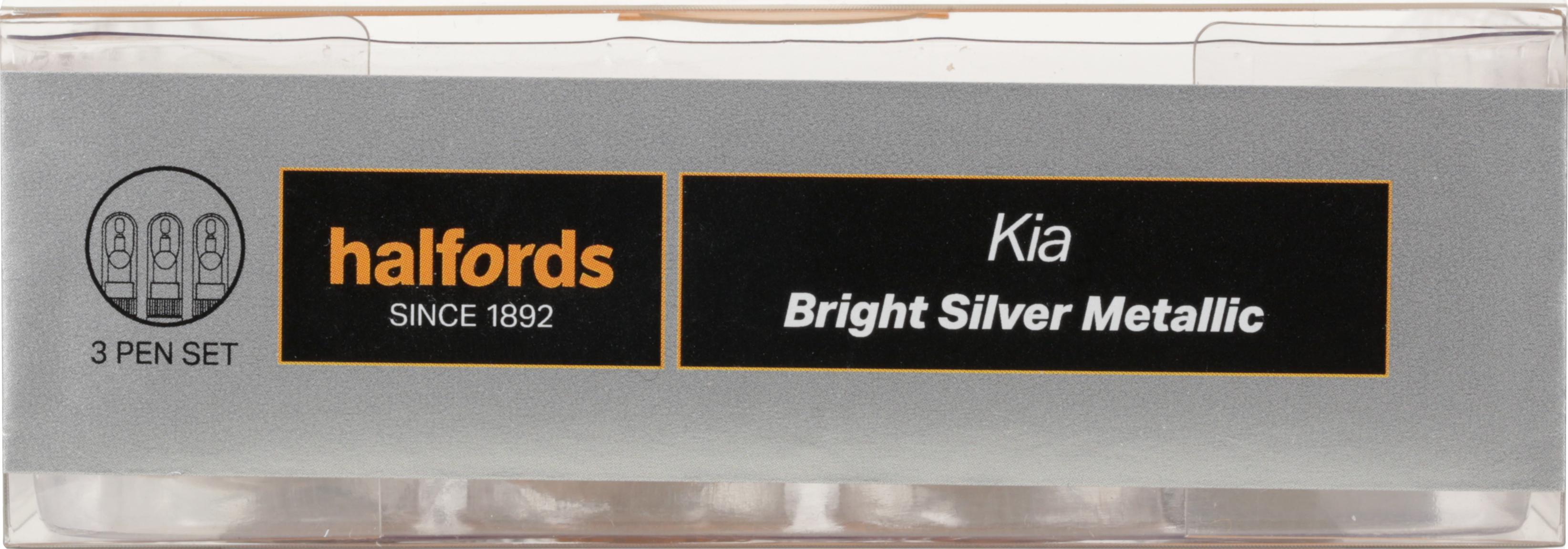 Halfords Kia Bright Silver Scratch and Chip Repair Kit Halfords UK