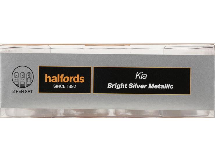 Halfords Kia Bright Silver Scratch And Chip Repair Kit