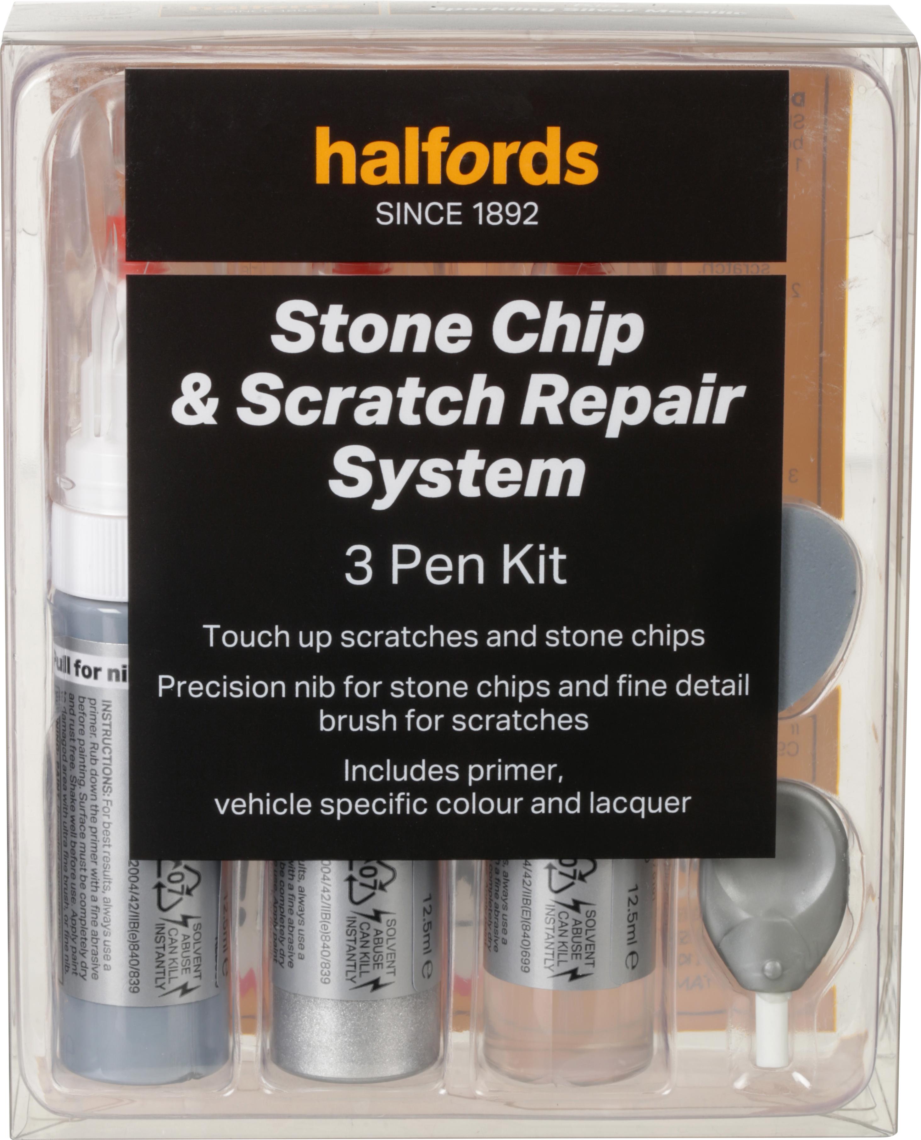 Halfords Kia Sparkling Silver Scratch & Chip Repair Kit