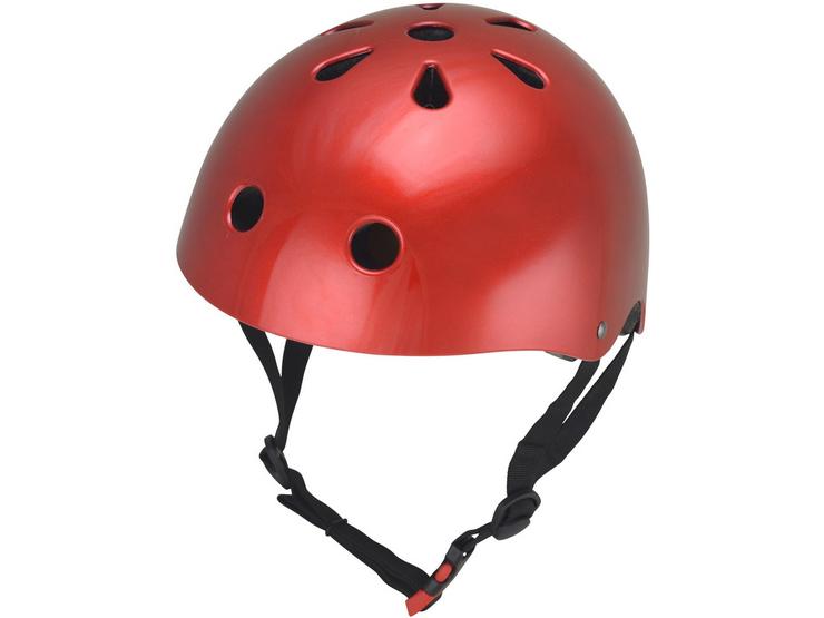 Kiddimoto Metallic Red Helmet - Small 48-53cm