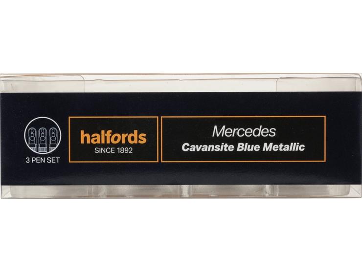 Halfords Mercedes Cavansite Blue Scratch & Chip Repair Kit