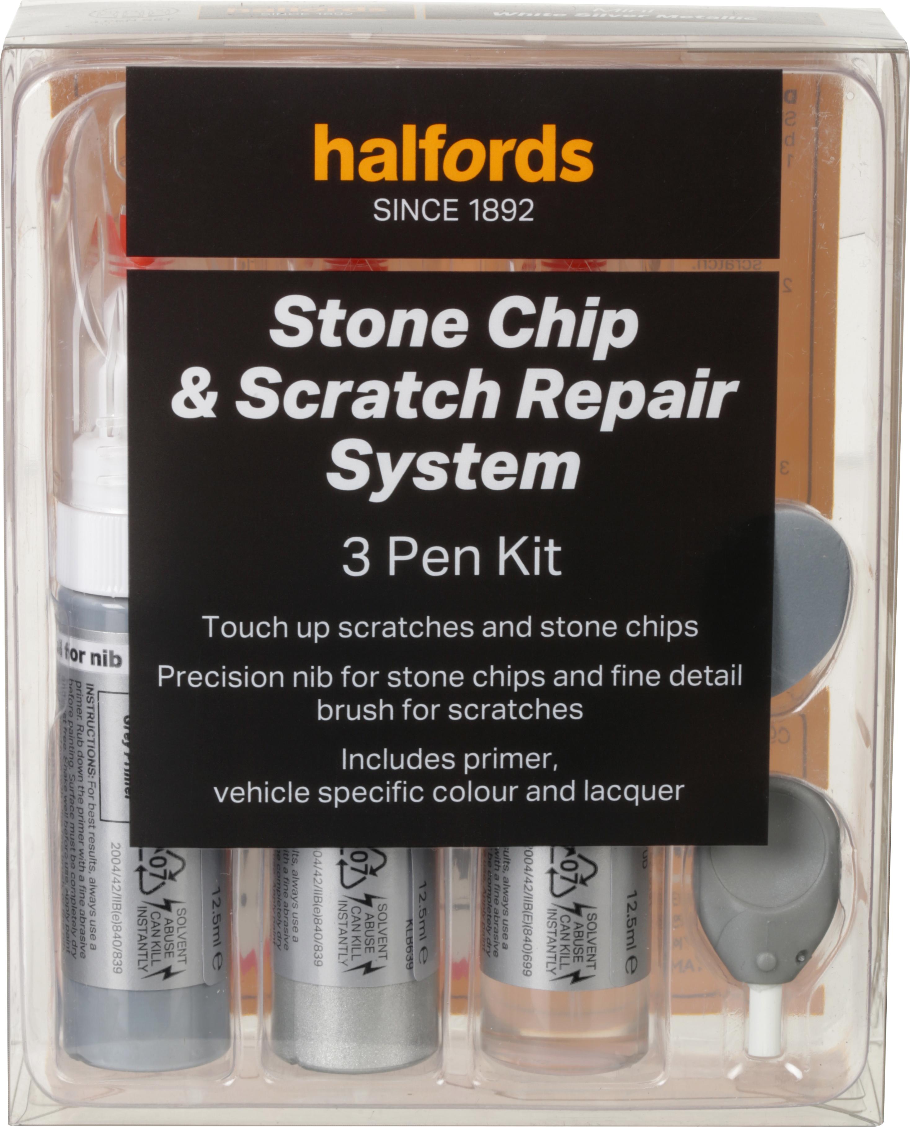 Halfords Bmw Mini White Silver Scratch & Chip Repair Kit