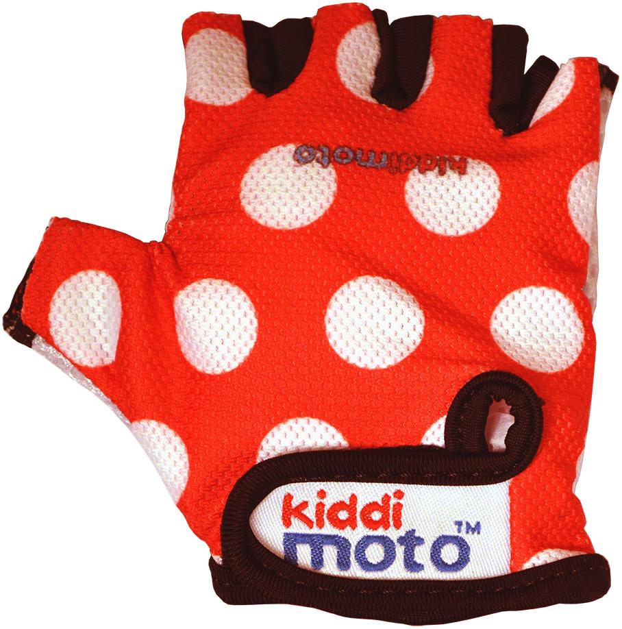 Kiddimoto Red Dotty Gloves Small