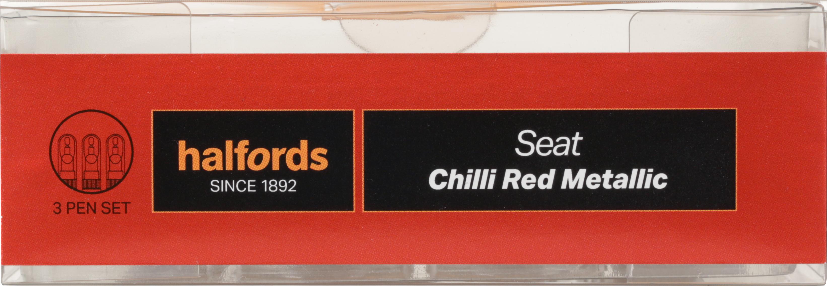 Halfords Seat Chilli Red Scratch & Chip Repair Kit Halfords UK