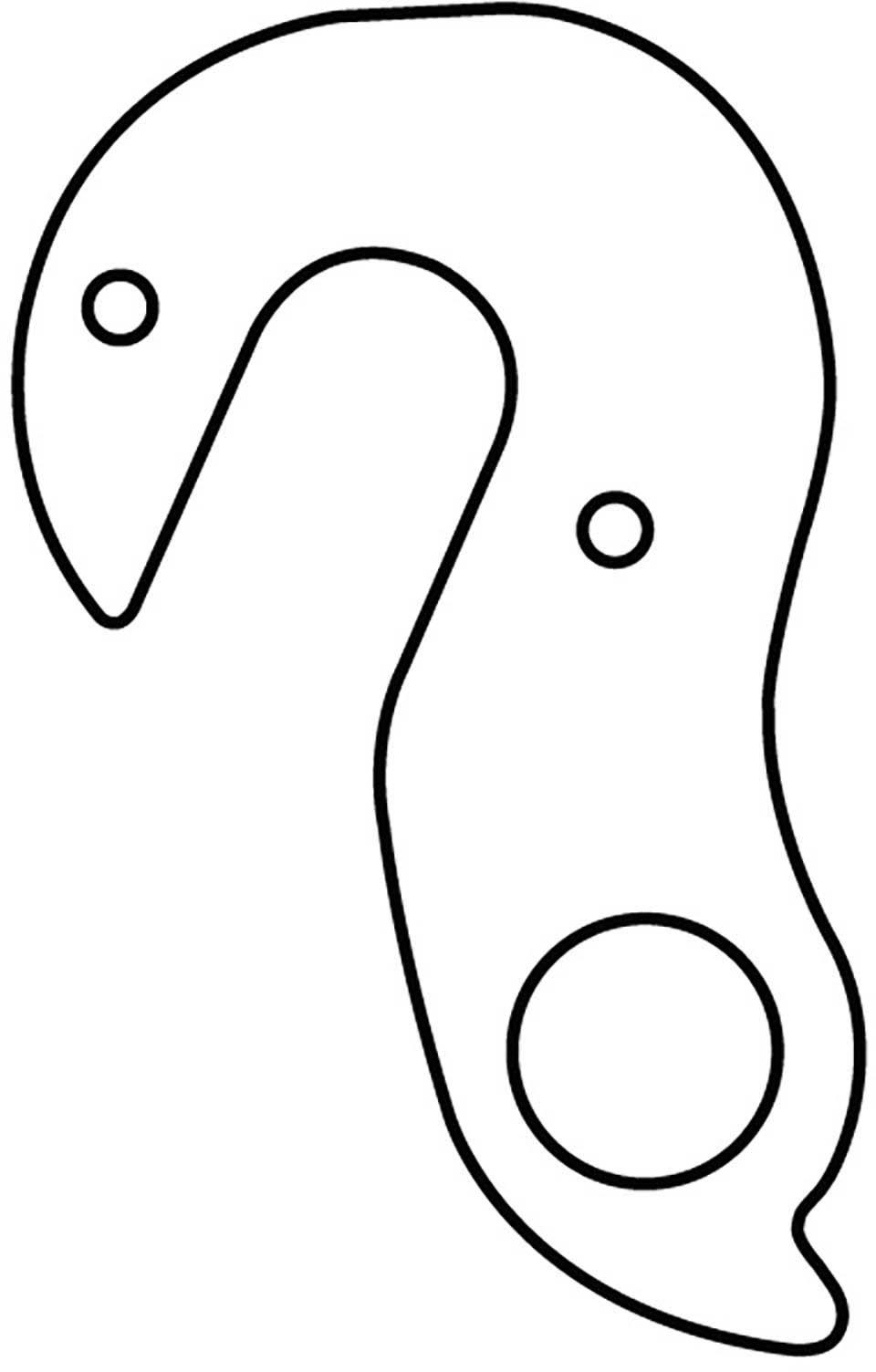 M Part Gear Hanger GH-143