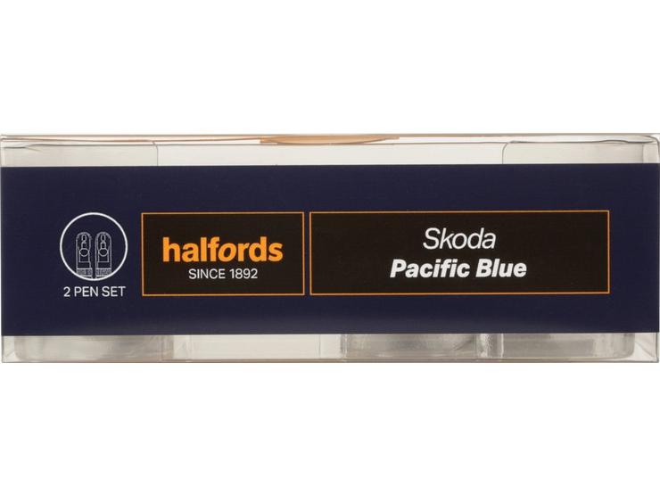 Halfords Skoda Pacific Blue Scratch & Chip Repair Kit