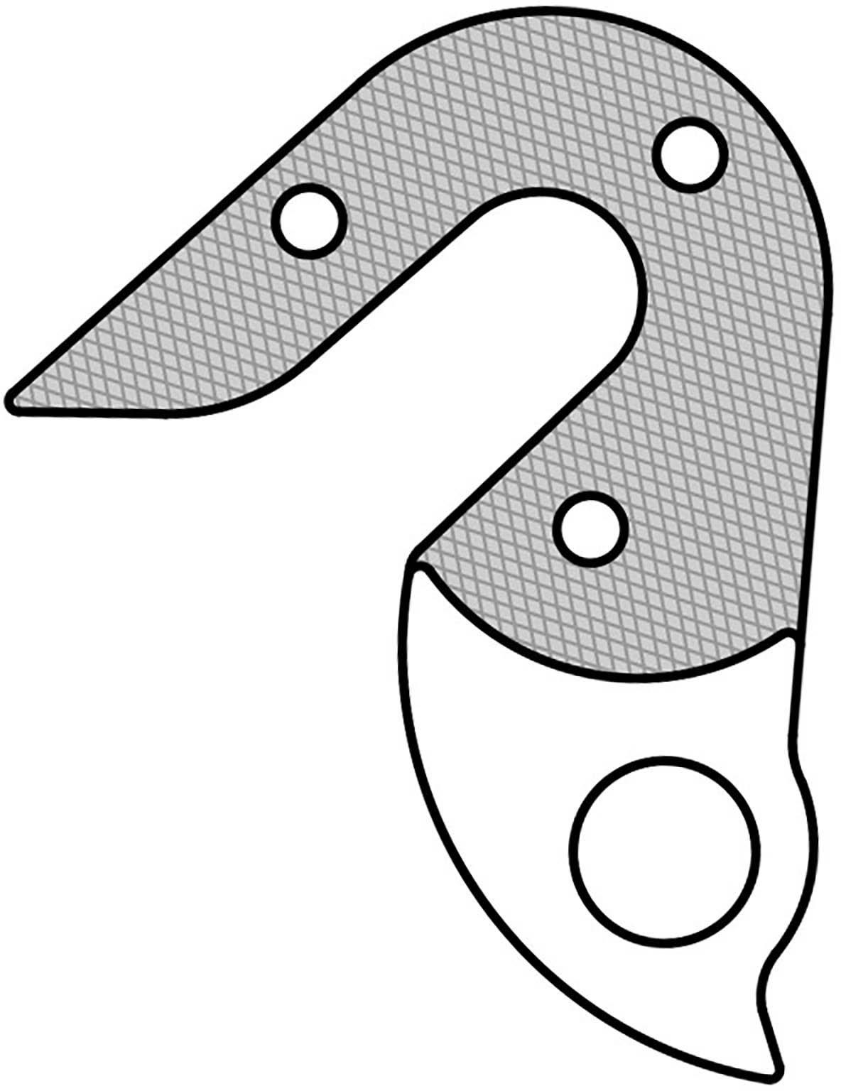 M Part Gear Hanger GH-154