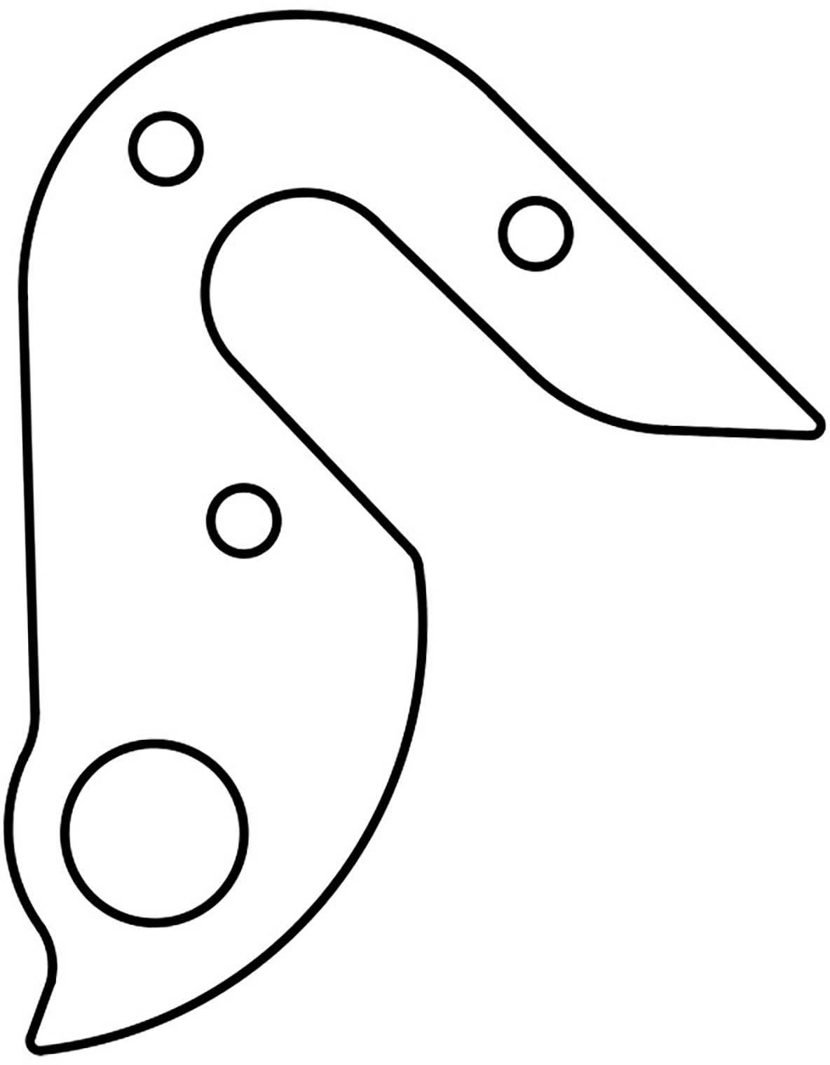 M Part Gear Hanger GH-154