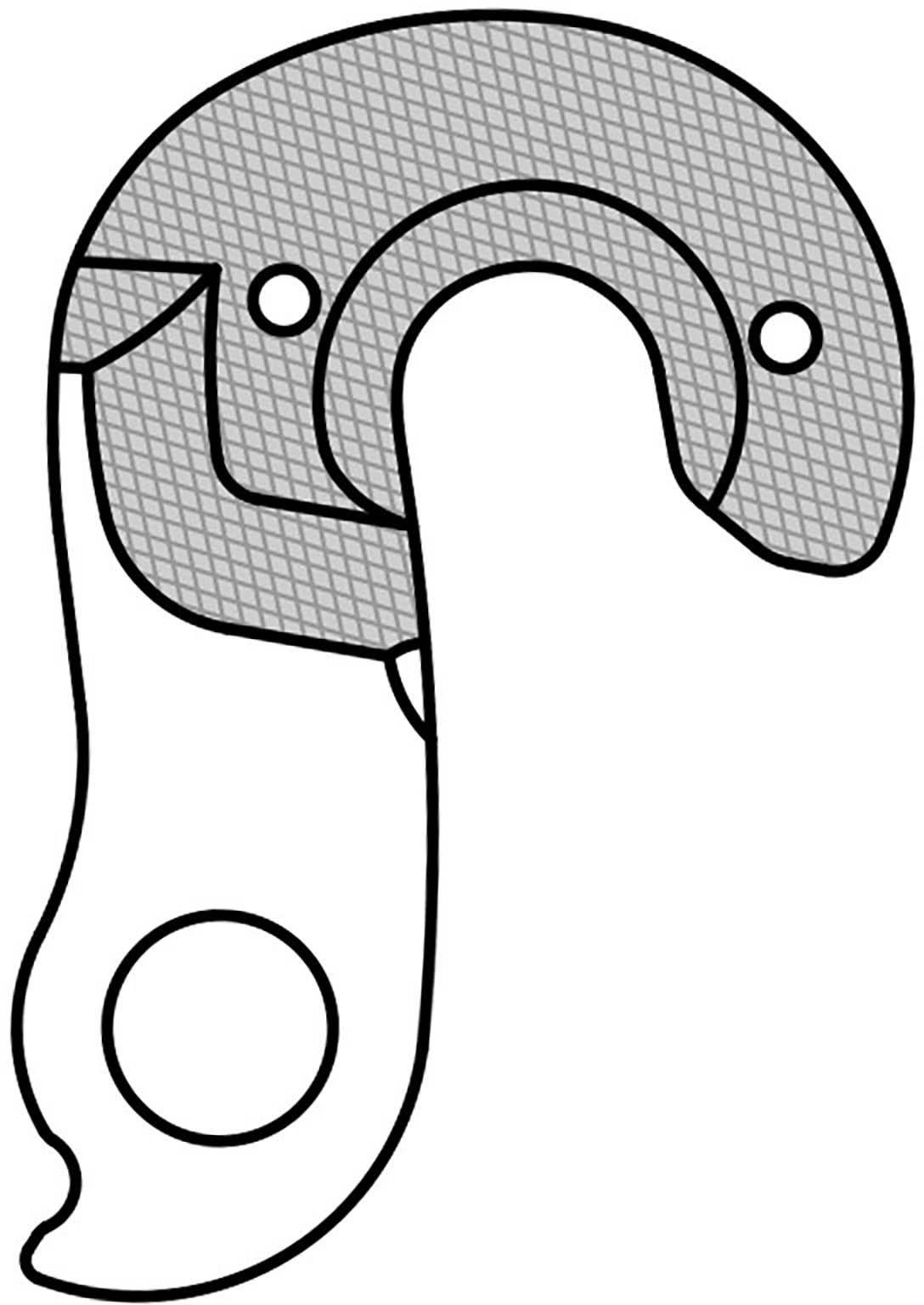 M Part Gear Hanger GH-161