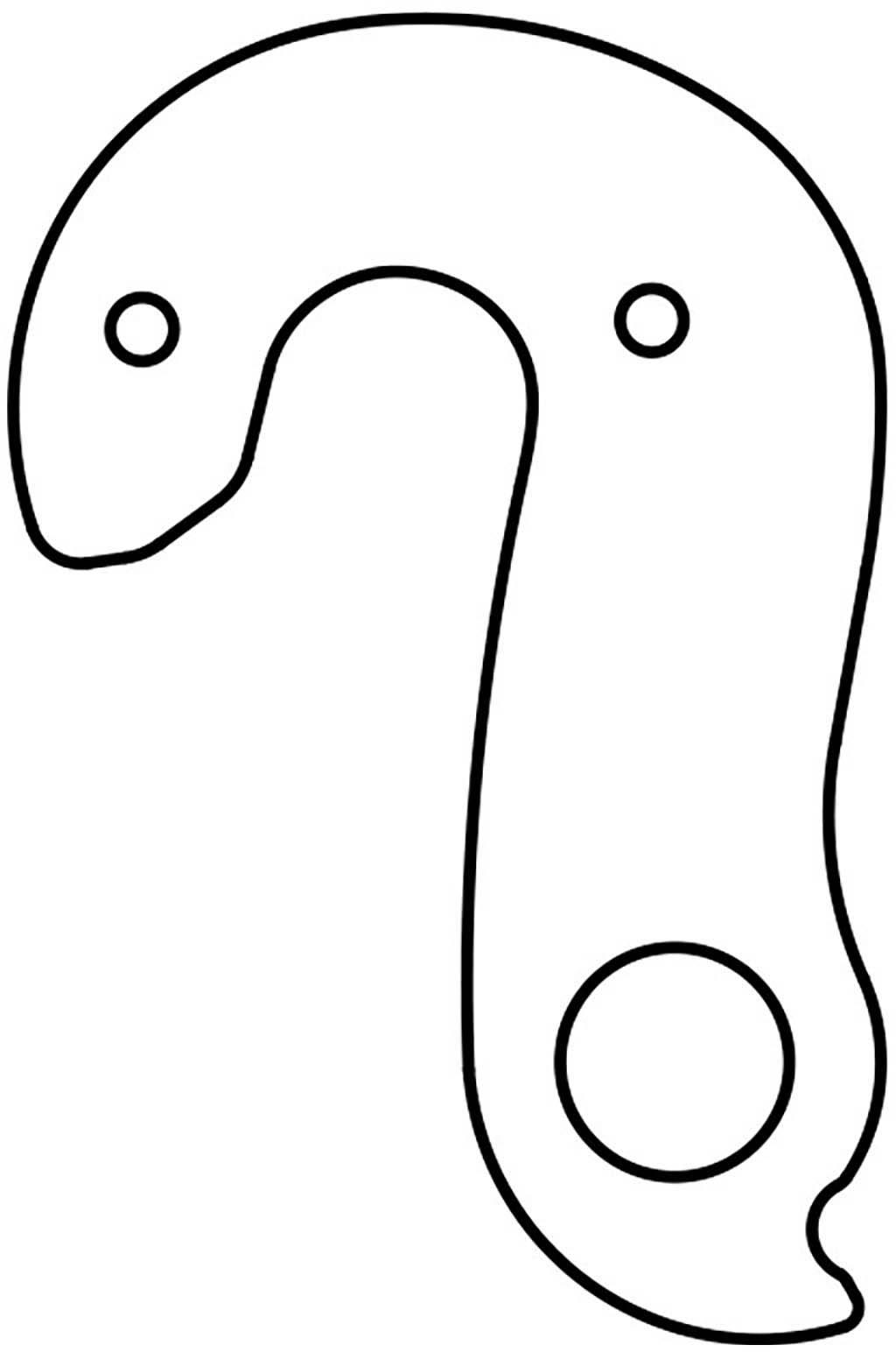 M Part Gear Hanger GH-161